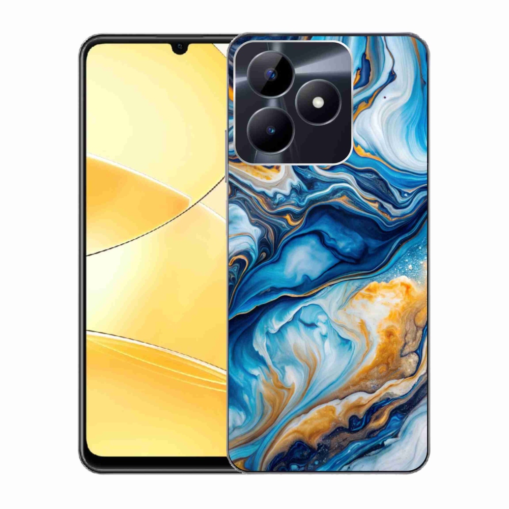 Gélový kryt mmCase na Realme C51/C53 - abstraktný motív 34