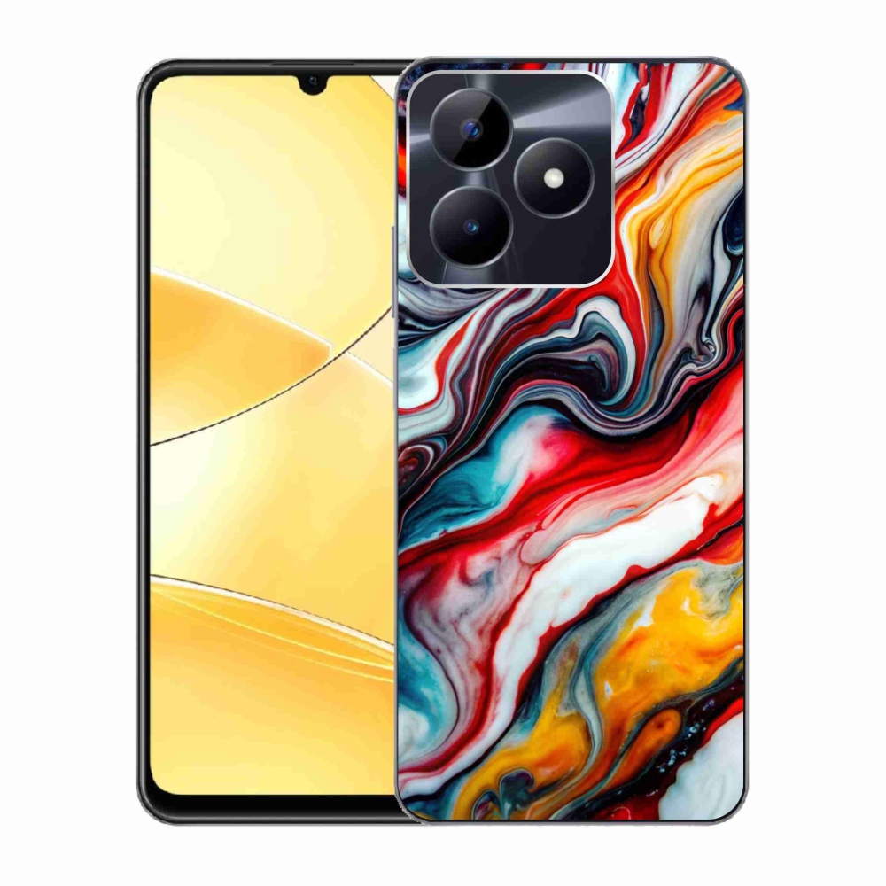Gélový kryt mmCase na Realme C51/C53 - abstraktný motív 35