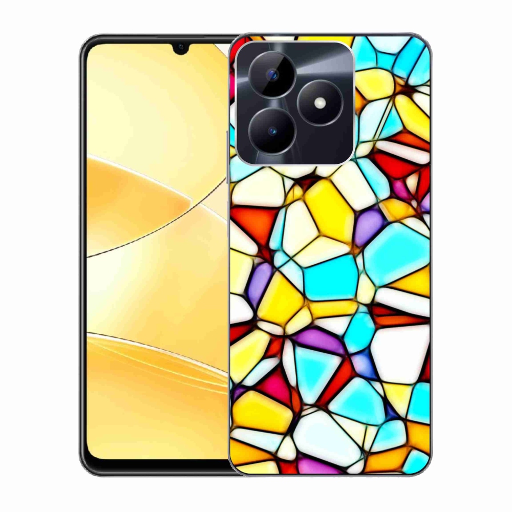 Gélový kryt mmCase na Realme C51/C53 - abstraktný motív 40