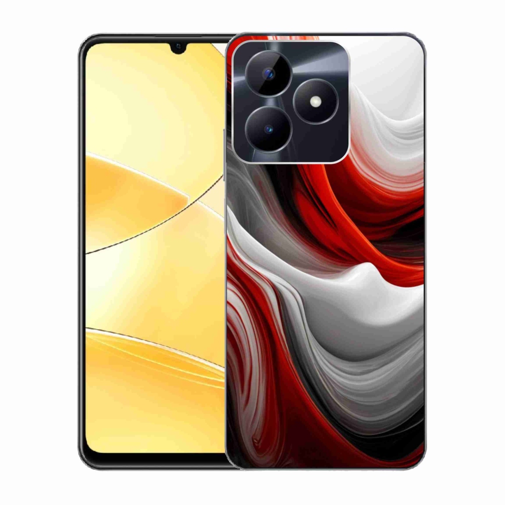 Gélový kryt mmCase na Realme C51/C53 - abstraktný motív 47