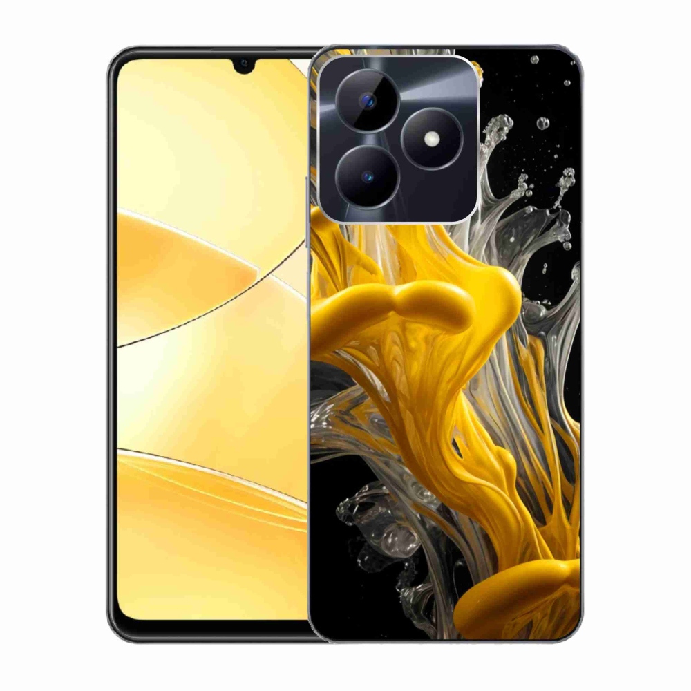 Gélový kryt mmCase na Realme C51/C53 - abstraktný motív 48