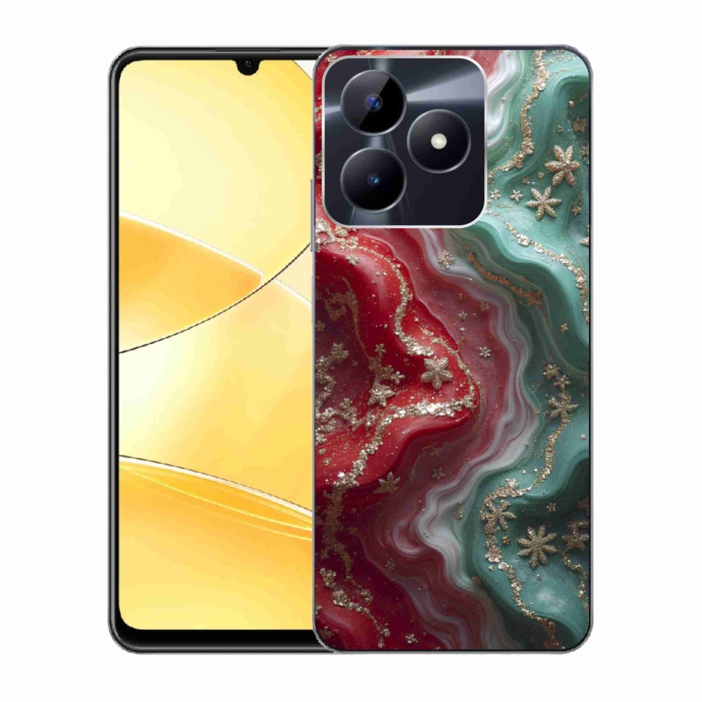 Gélový kryt mmCase na Realme C51/C53 - abstraktný motív 54