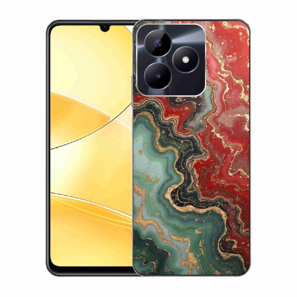 Gélový kryt mmCase na Realme C51/C53 - abstraktný motív 55