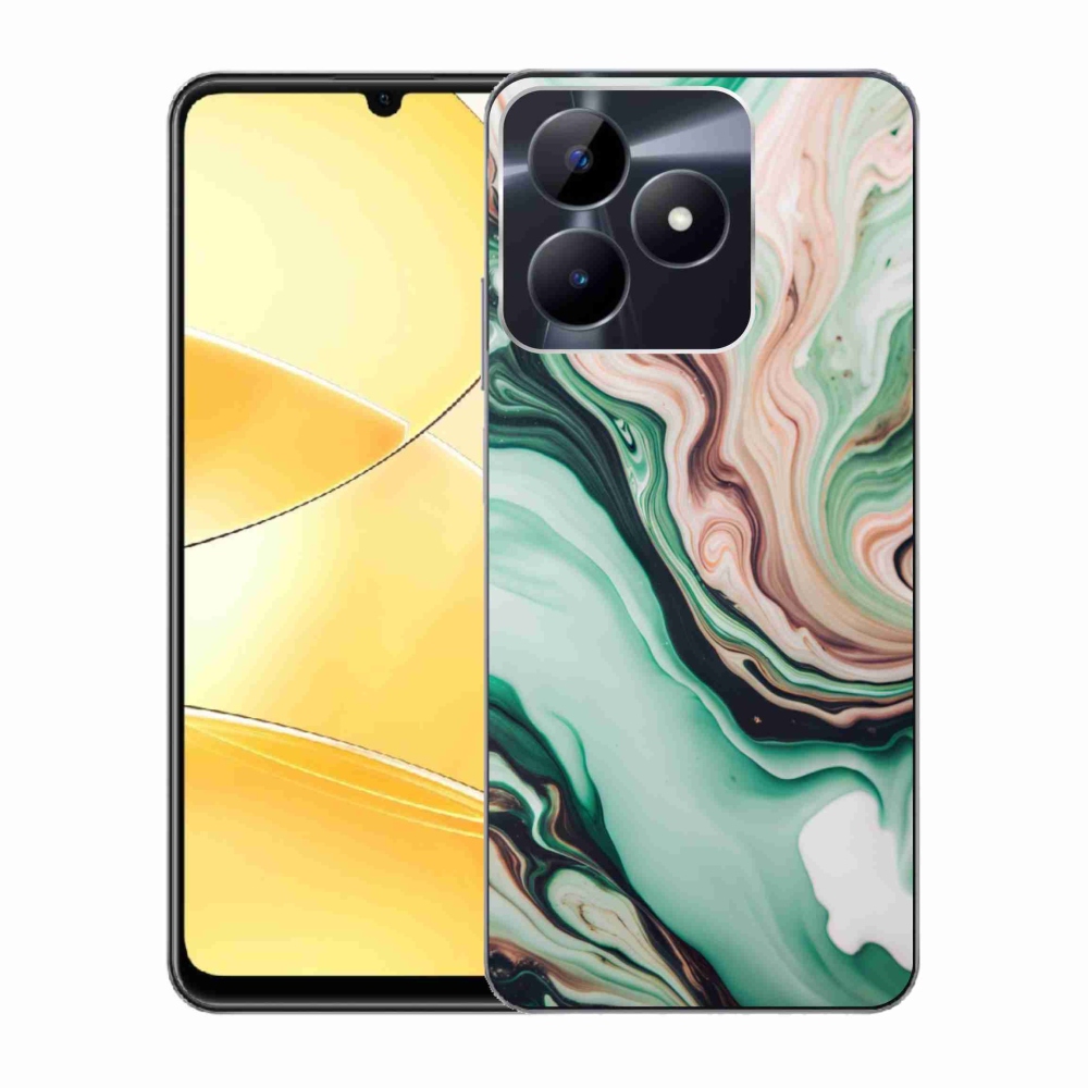 Gélový kryt mmCase na Realme C51/C53 - abstraktný motív 62