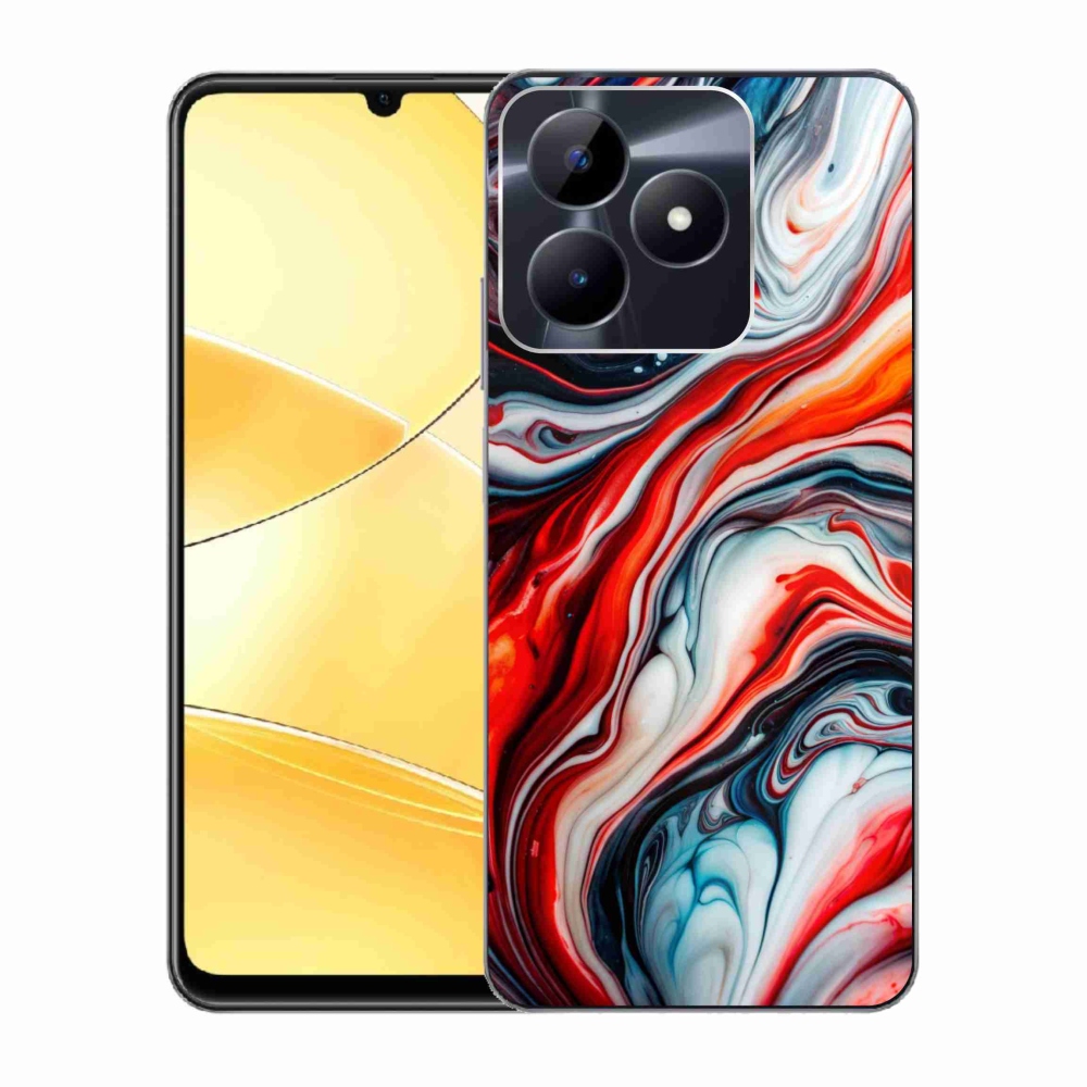 Gélový kryt mmCase na Realme C51/C53 - abstraktný motív 63