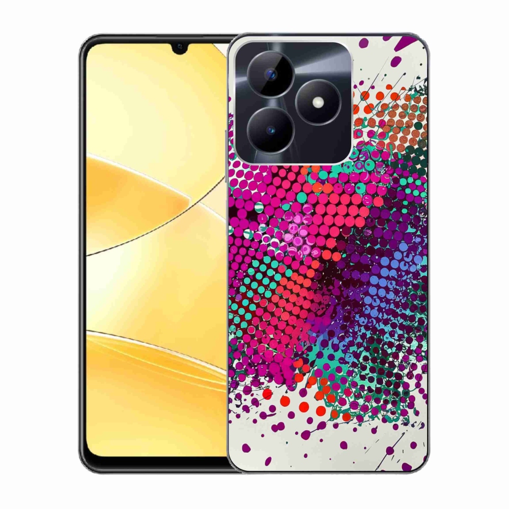 Gélový kryt mmCase na Realme C51/C53 - abstraktný motív 65