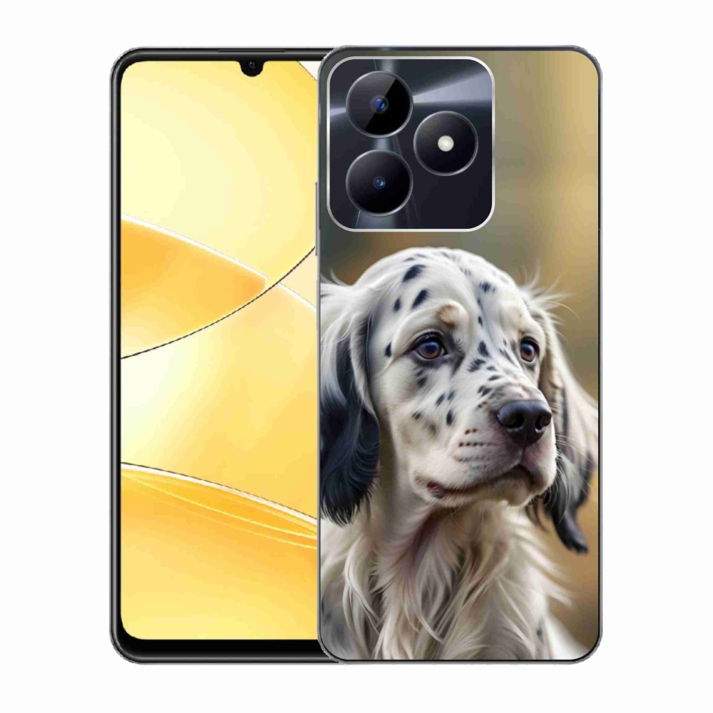 Gélový kryt mmCase na Realme C51/C53 - anglický seter