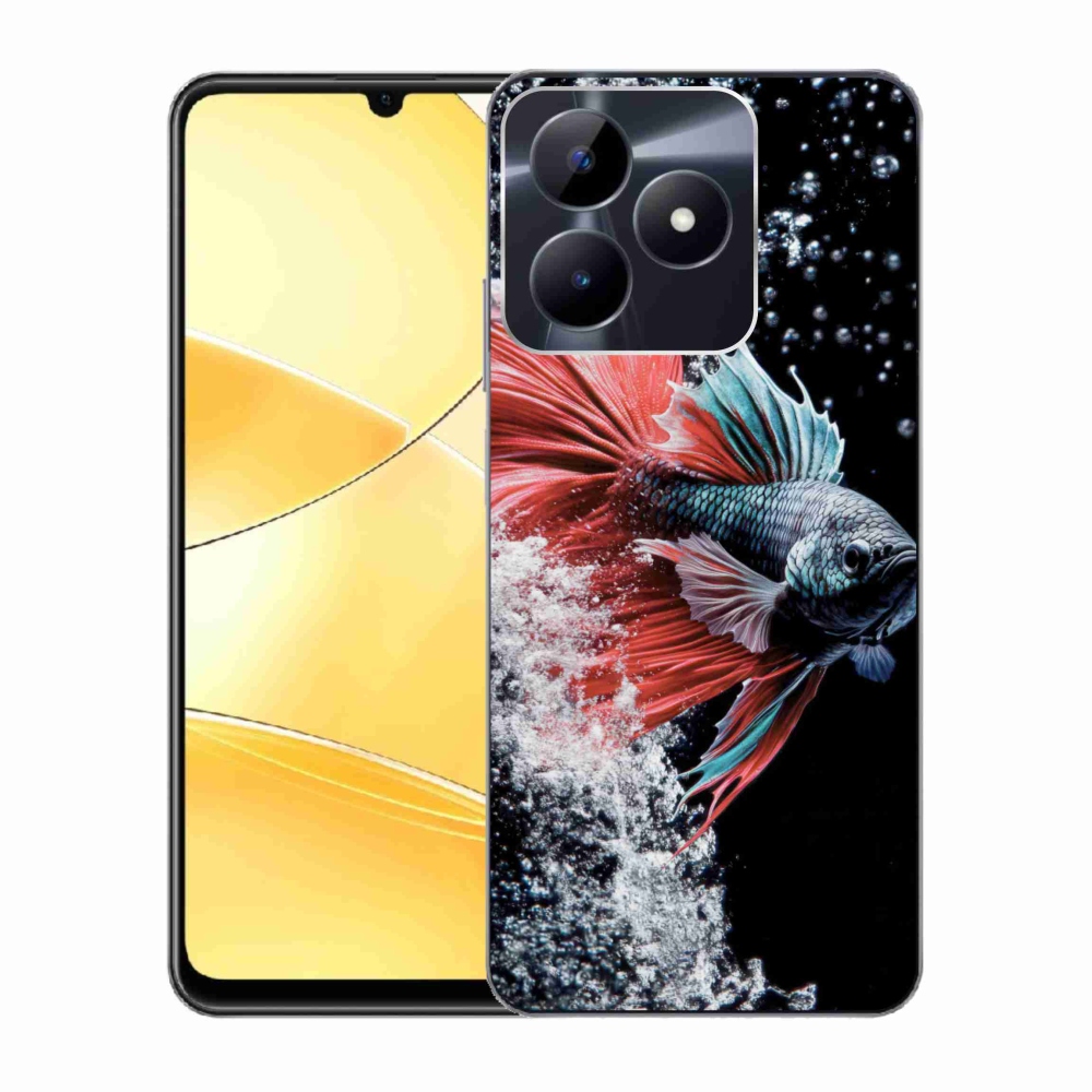 Gélový kryt mmCase na Realme C51/C53 - bojovníčka pestrá