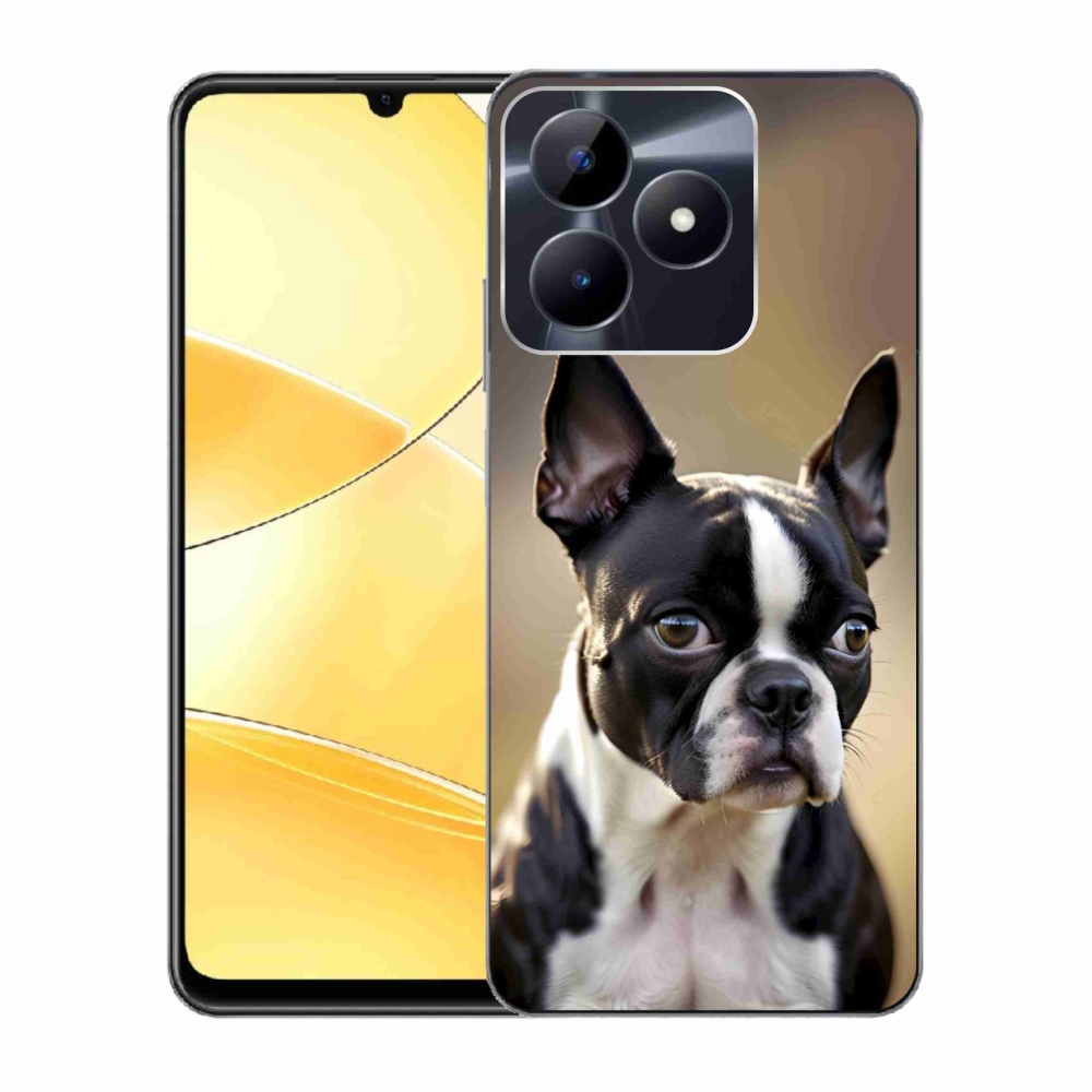 Gélový kryt mmCase na Realme C51/C53 - bostonský teriér