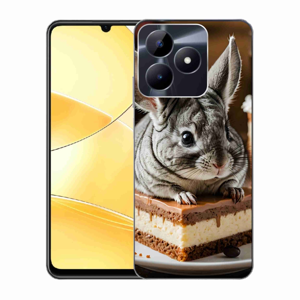 Gélový kryt mmCase na Realme C51/C53 - činčila