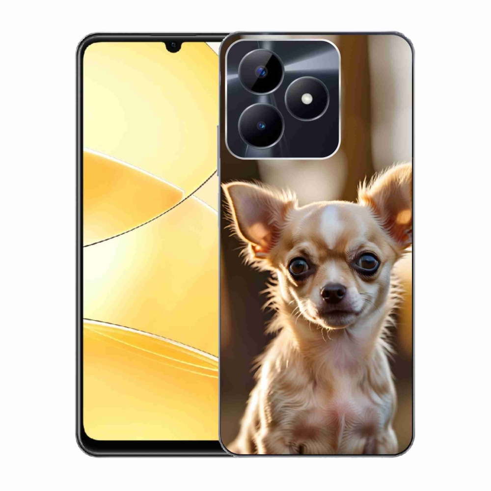 Gélový kryt mmCase na Realme C51/C53 - čivava 6
