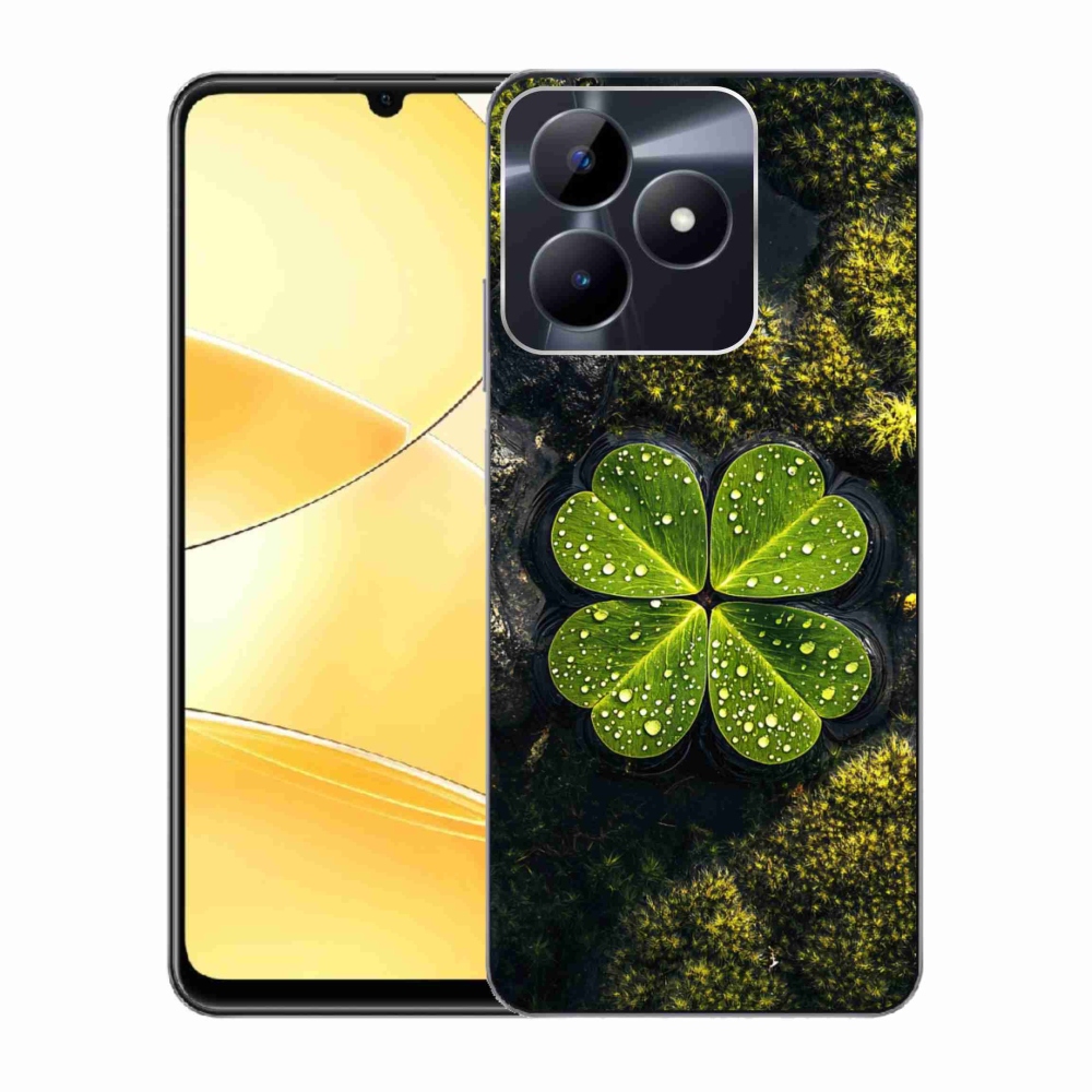 Gélový kryt mmCase na Realme C51/C53 - štvorlístok