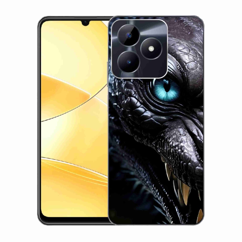 Gélový kryt mmCase na Realme C51/C53 - dračí pohľad