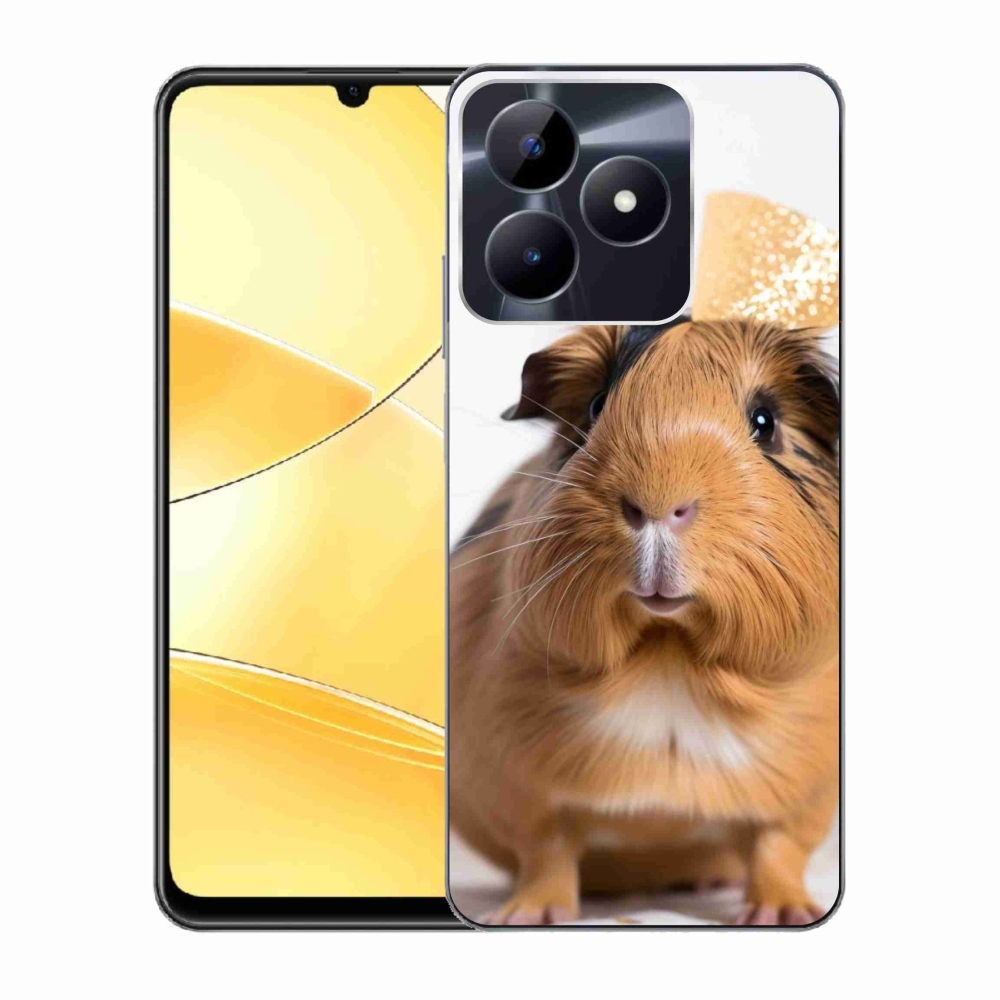 Gélový kryt mmCase na Realme C51/C53 - hnedé morča