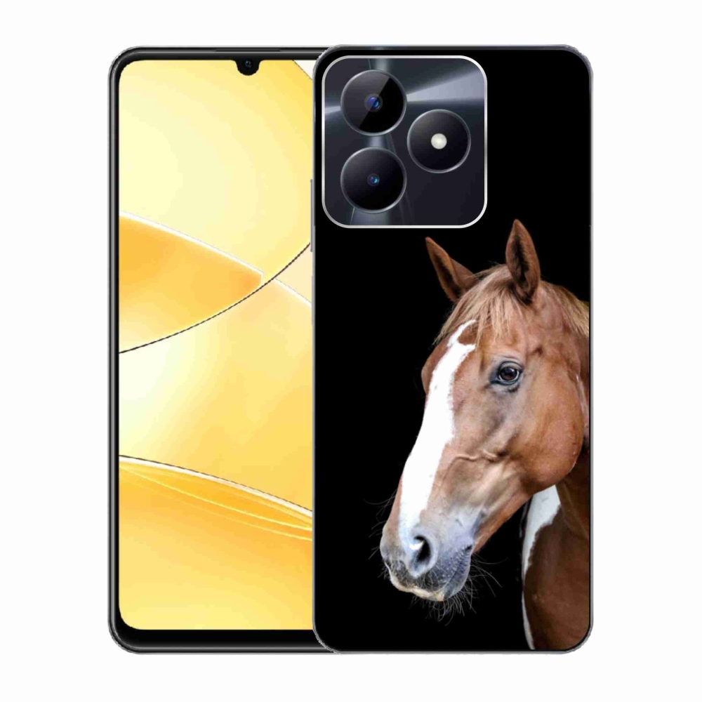 Gélový kryt mmCase na Realme C51/C53 - hnedý kôň 3