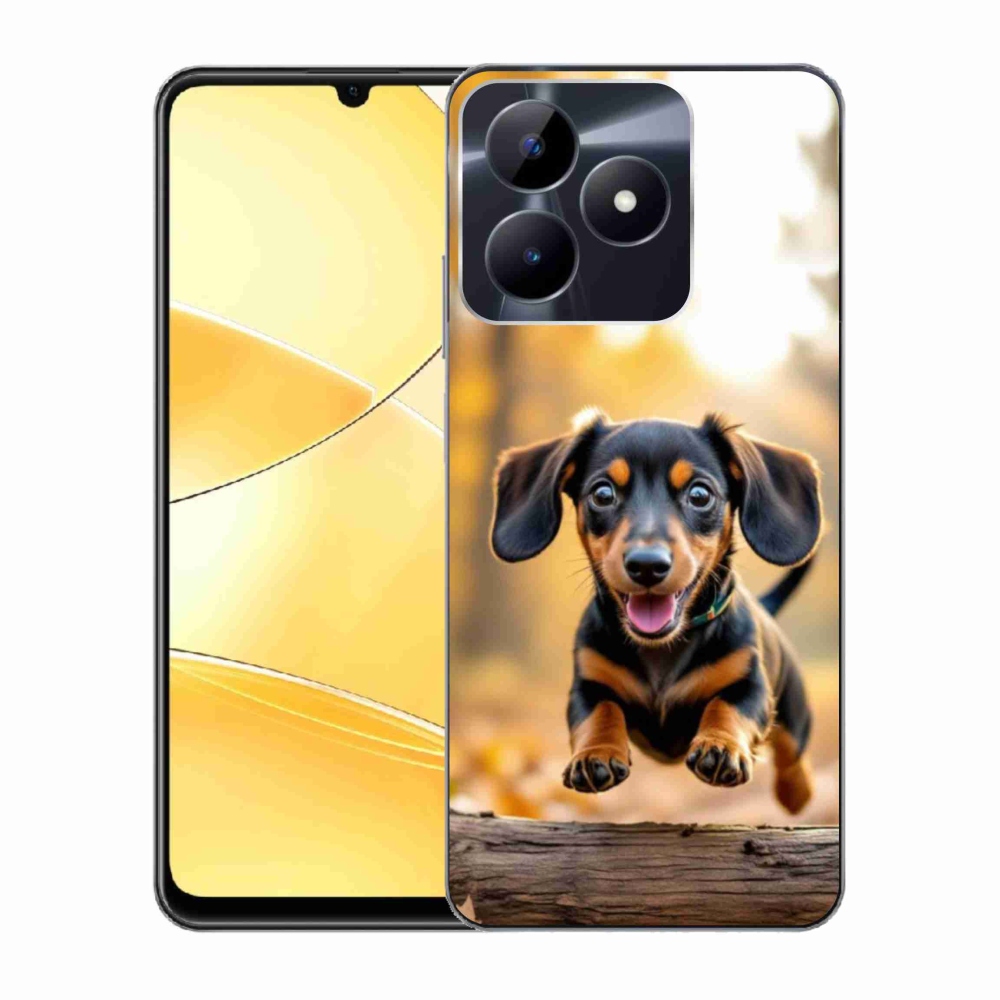 Gélový kryt mmCase na Realme C51/C53 - jazvečík 2