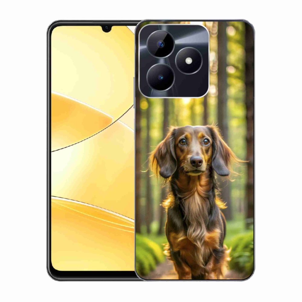 Gélový kryt mmCase na Realme C51/C53 - jazvečík 4