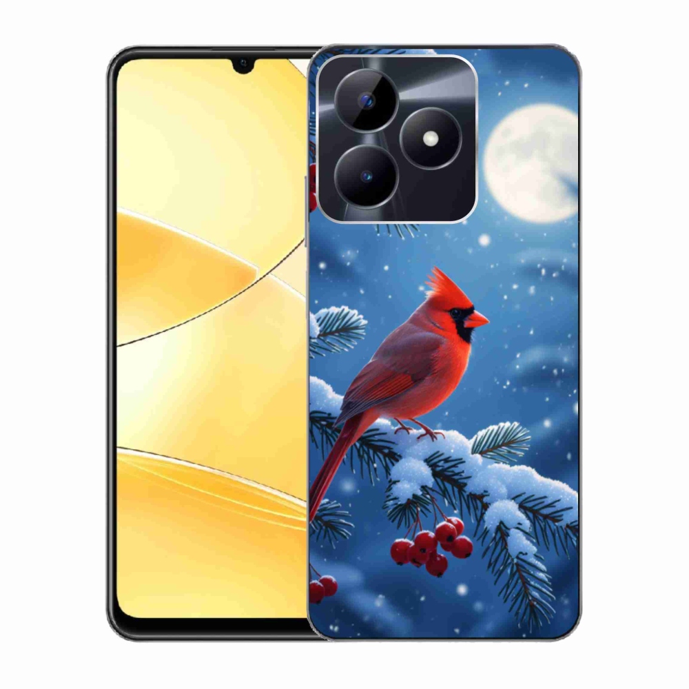 Gélový kryt mmCase na Realme C51/C53 - kardinál červený