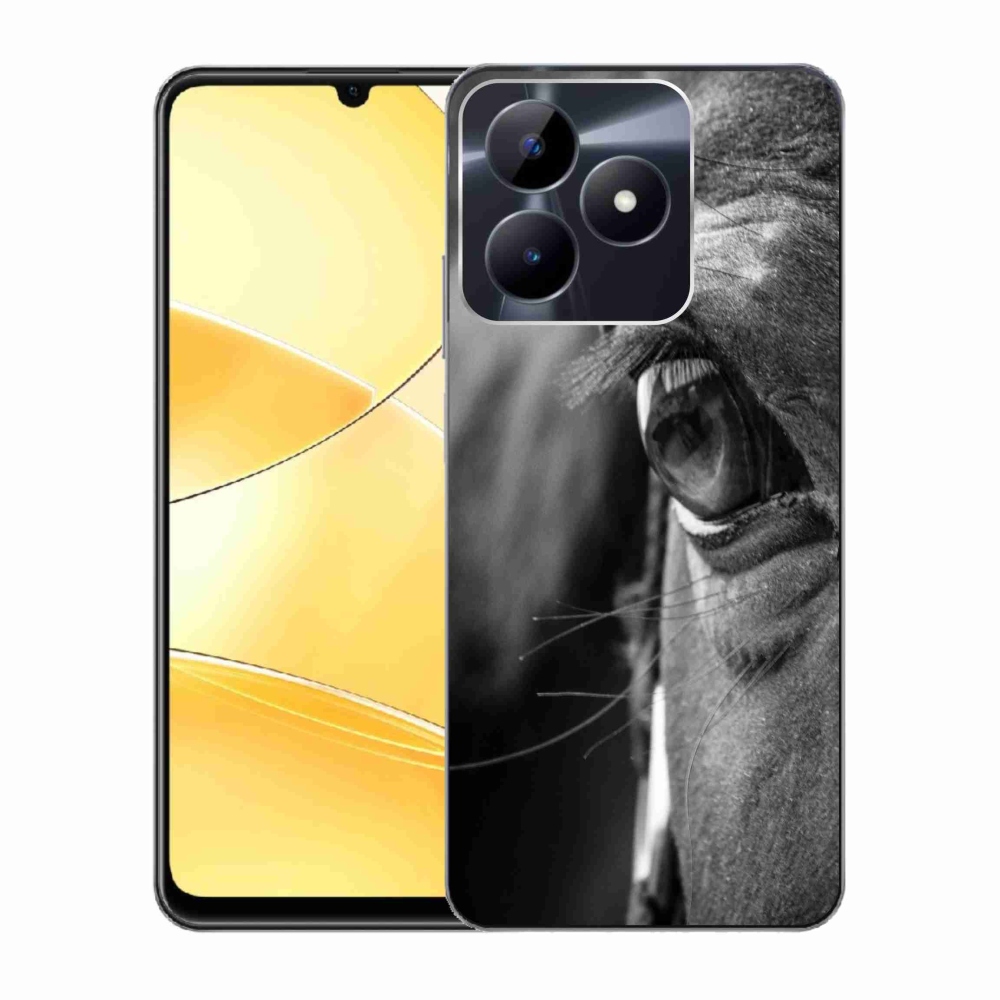 Gélový kryt mmCase na Realme C51/C53 - konský pohľad