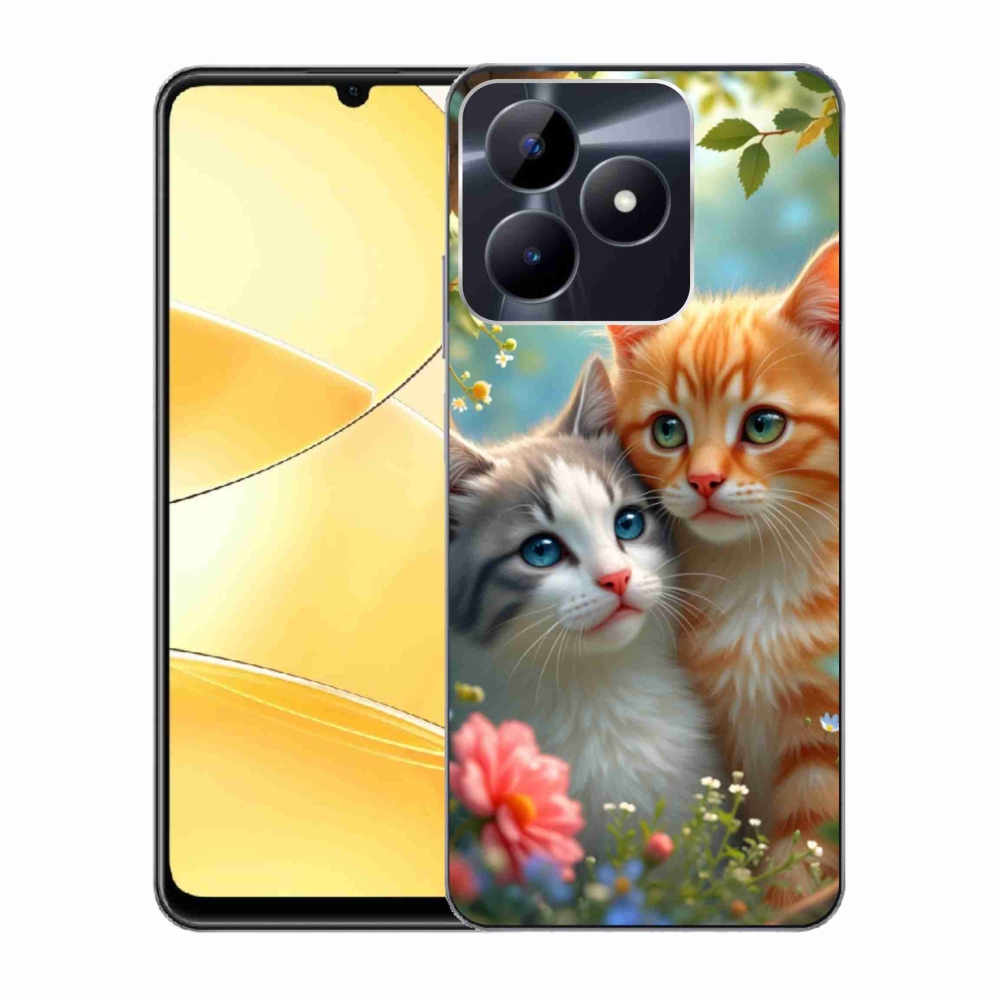 Gélový kryt mmCase na Realme C51/C53 - mačacia láska 2