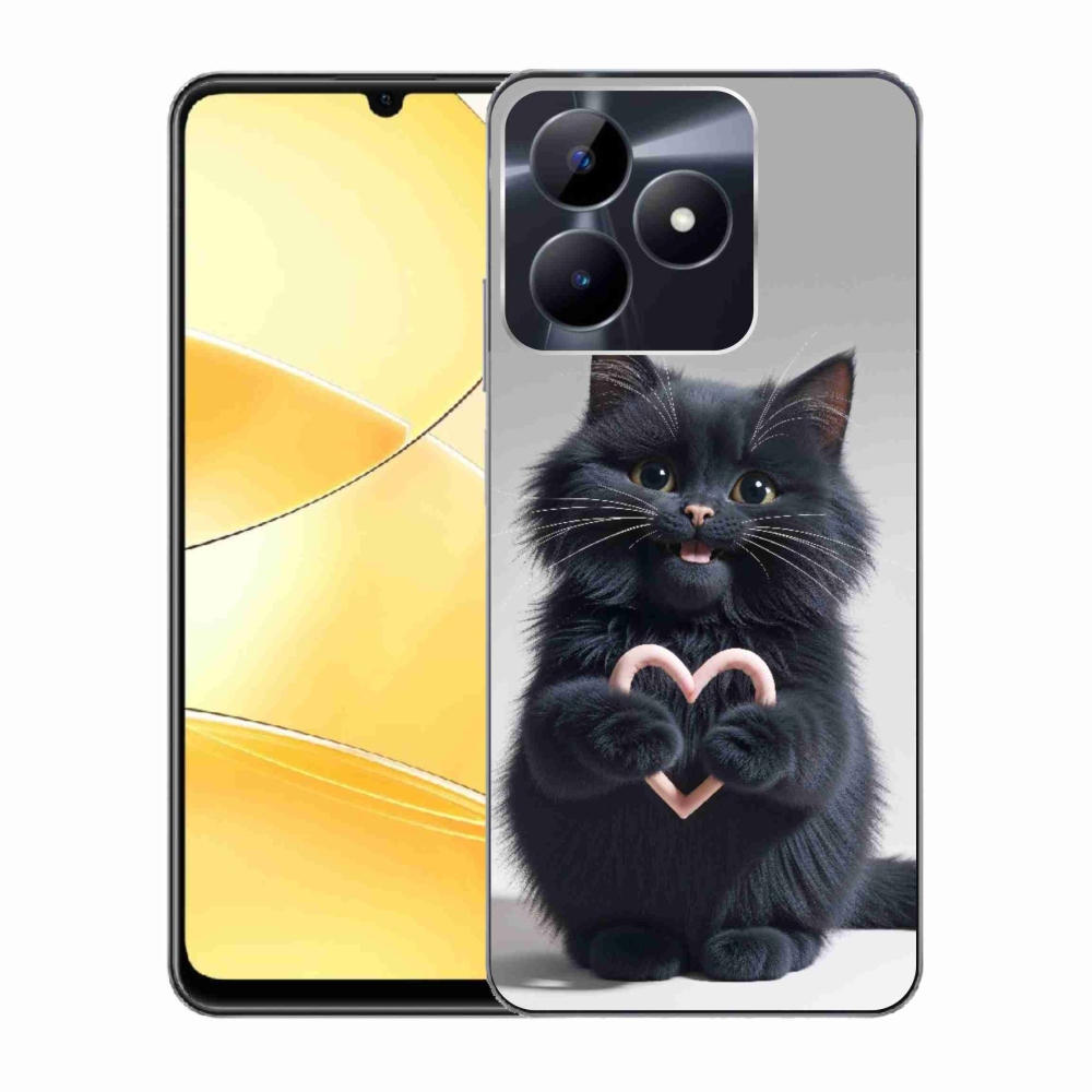 Gélový kryt mmCase na Realme C51/C53 - mačacia láska 3