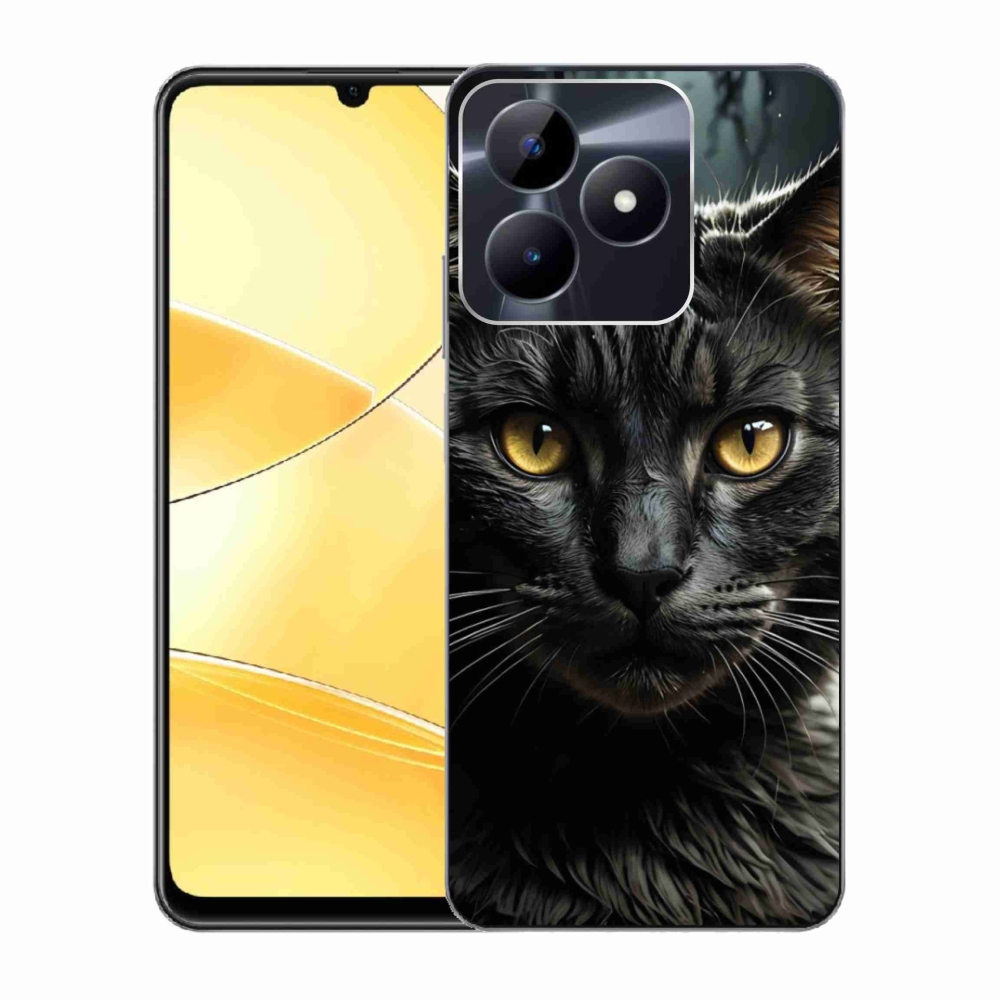 Gélový kryt mmCase na Realme C51/C53 - mačacie pohľad 3