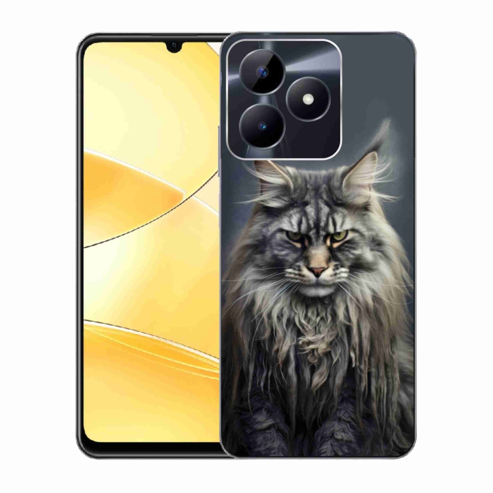 Gélový kryt mmCase na Realme C51/C53 - mačacie pohľad 4
