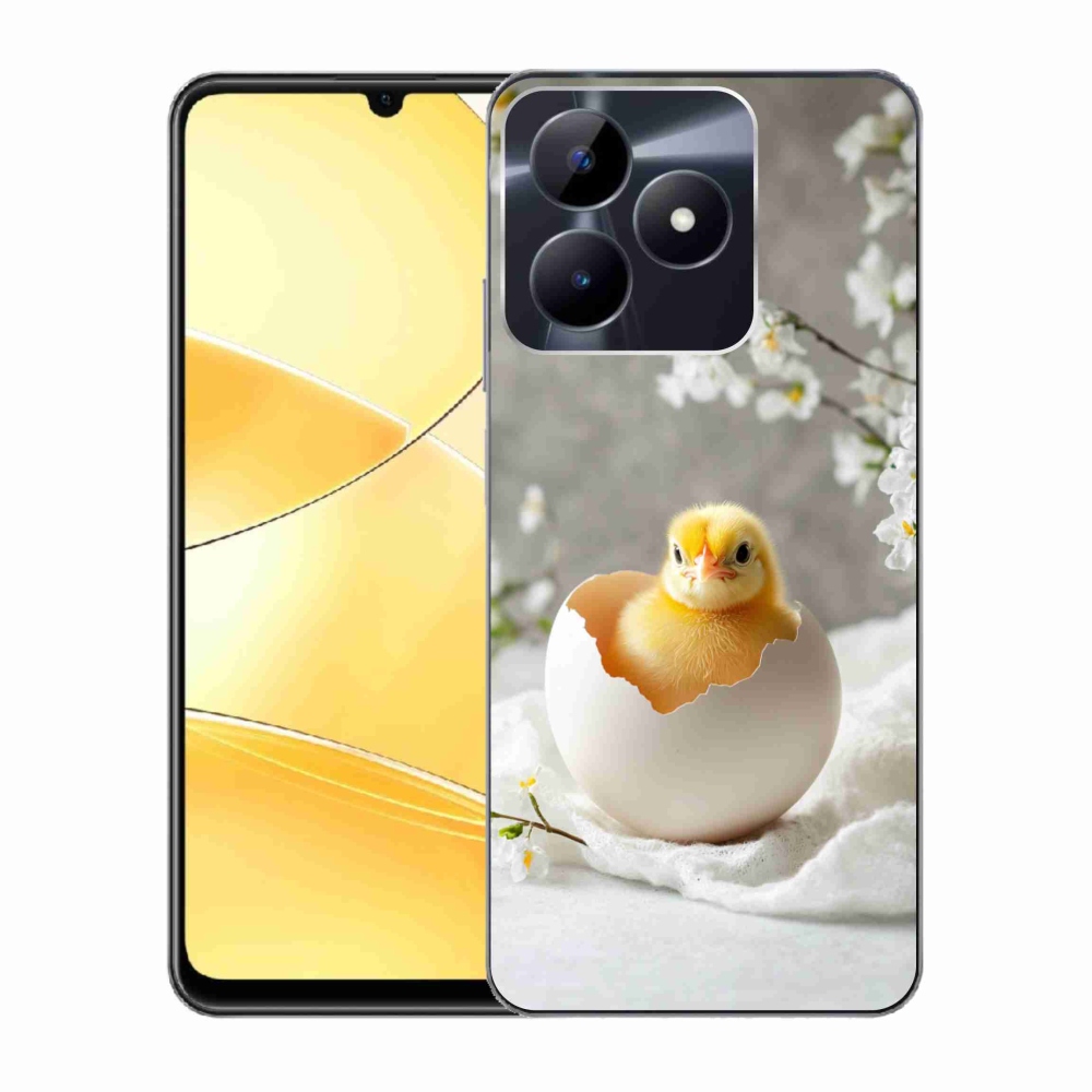 Gélový kryt mmCase na Realme C51/C53 - kuriatko