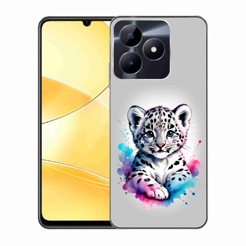 Gélový kryt mmCase na Realme C51/C53 - leopardej mláďa