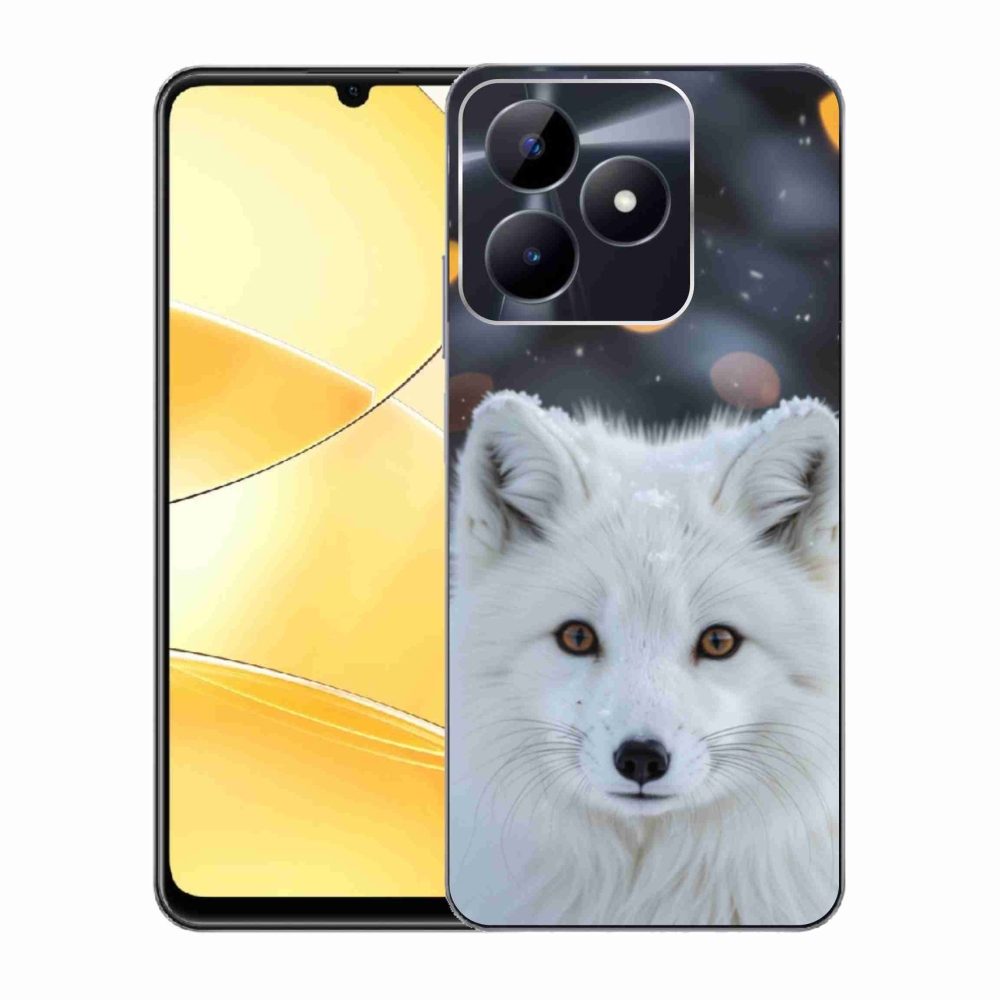 Gélový kryt mmCase na Realme C51/C53 - líška polárna