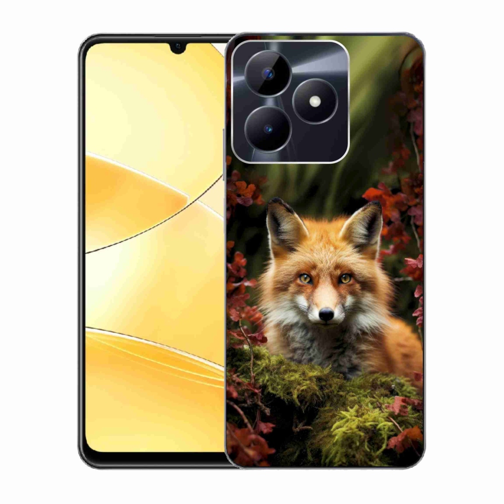 Gélový kryt mmCase na Realme C51/C53 - líška v lese
