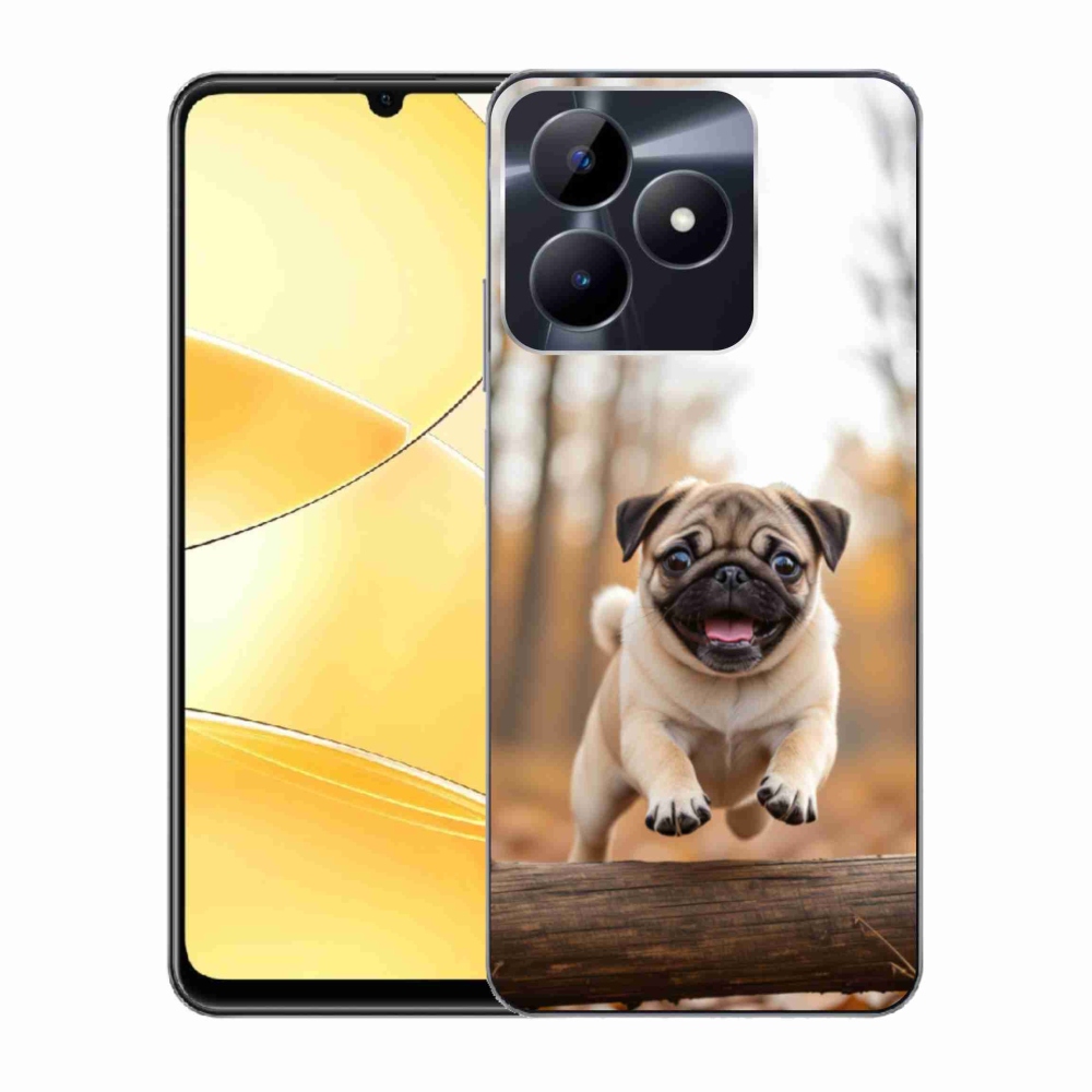 Gélový kryt mmCase na Realme C51/C53 - mops 2
