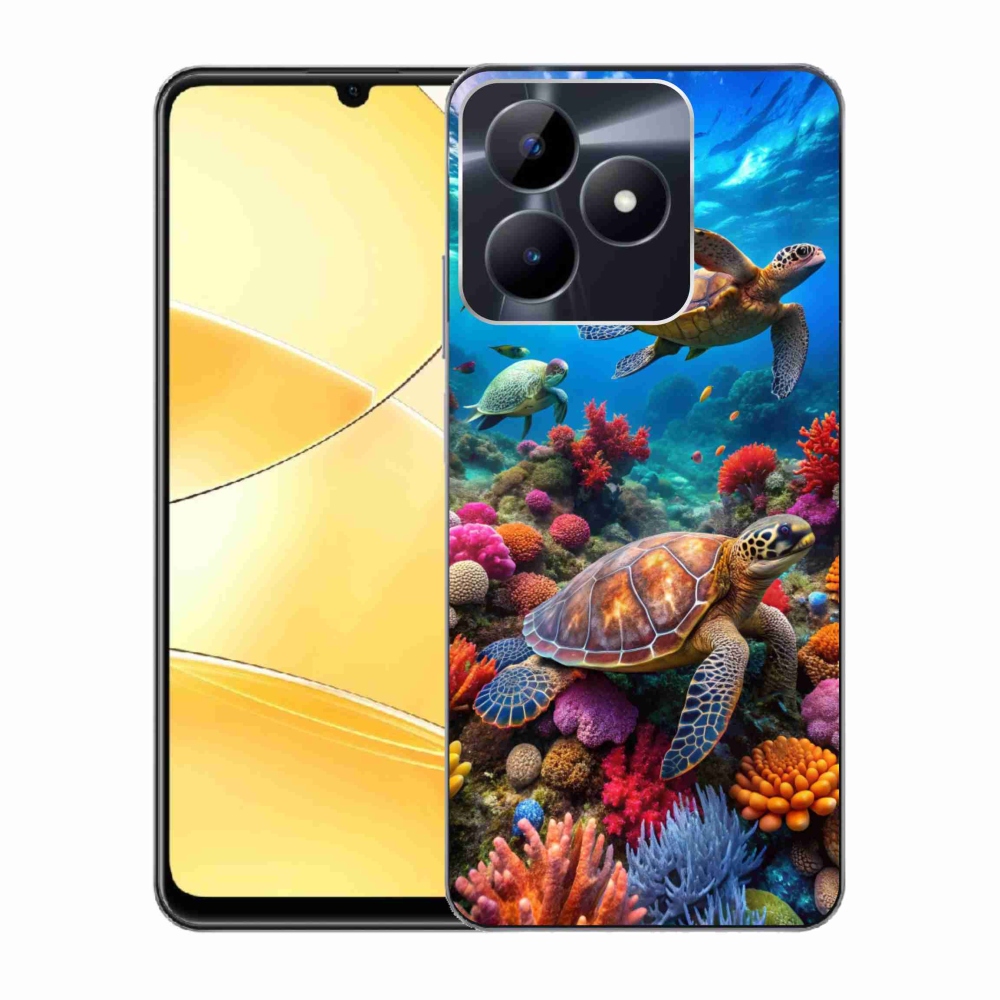 Gélový kryt mmCase na Realme C51/C53 - morský svet 2
