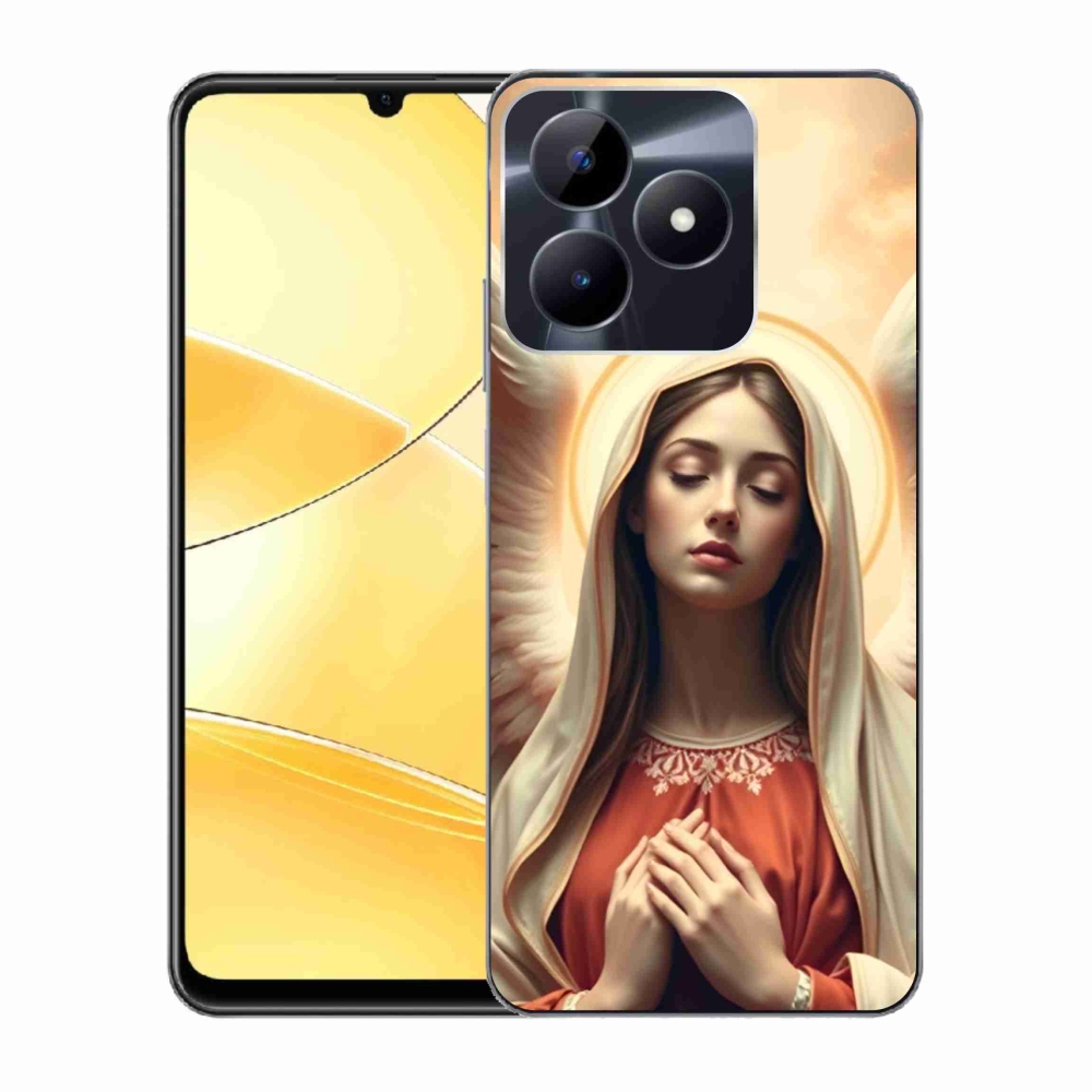 Gélový kryt mmCase na Realme C51/C53 - náboženský motív