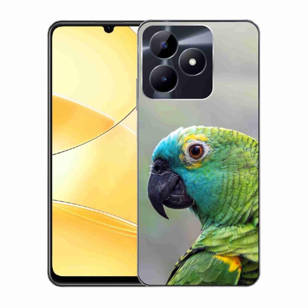 Gélový kryt mmCase na Realme C51/C53 - papagáj amazoňan