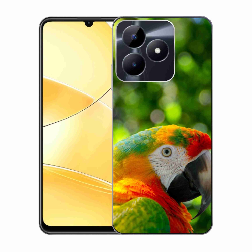 Gélový kryt mmCase na Realme C51/C53 - papagáj ara 3