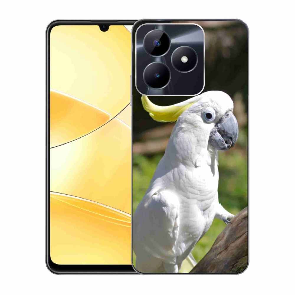 Gélový kryt mmCase na Realme C51/C53 - papagáj kakadu 2