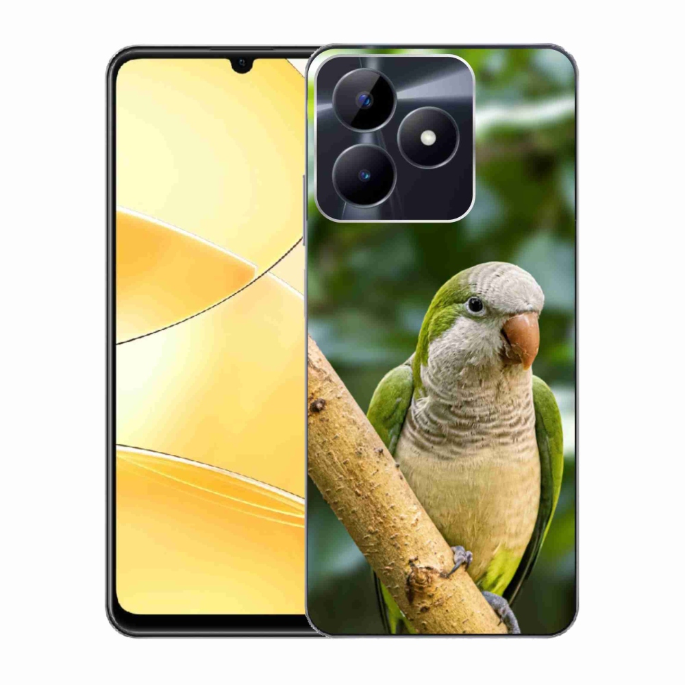Gélový kryt mmCase na Realme C51/C53 - papagáj mníšok