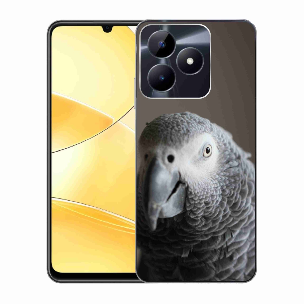 Gélový kryt mmCase na Realme C51/C53 - papagáj žako 2