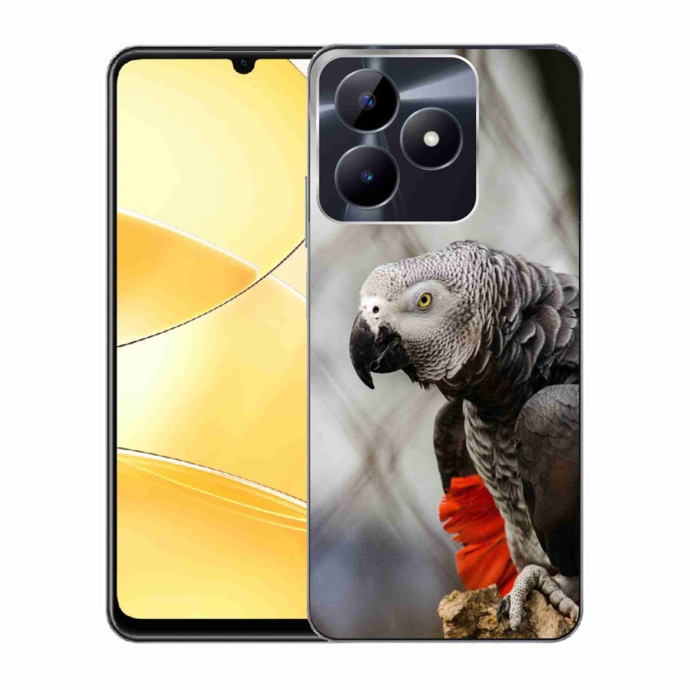 Gélový kryt mmCase na Realme C51/C53 - papagáj žako 3