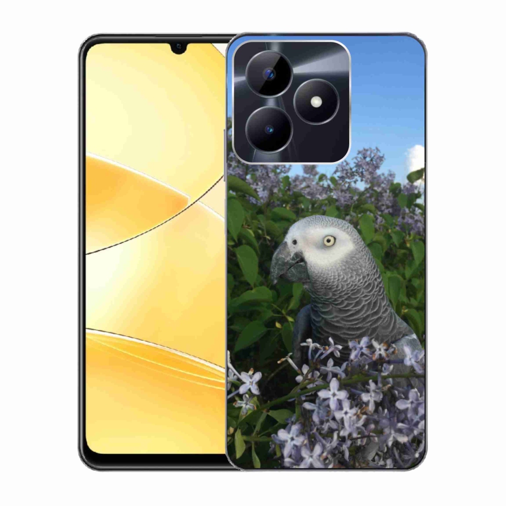 Gélový kryt mmCase na Realme C51/C53 - papagáj žako