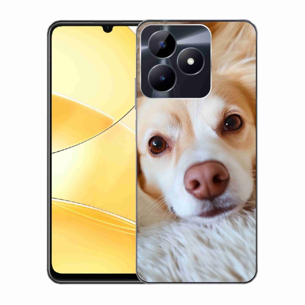 Gélový kryt mmCase na Realme C51/C53 - Roztomilá čivava
