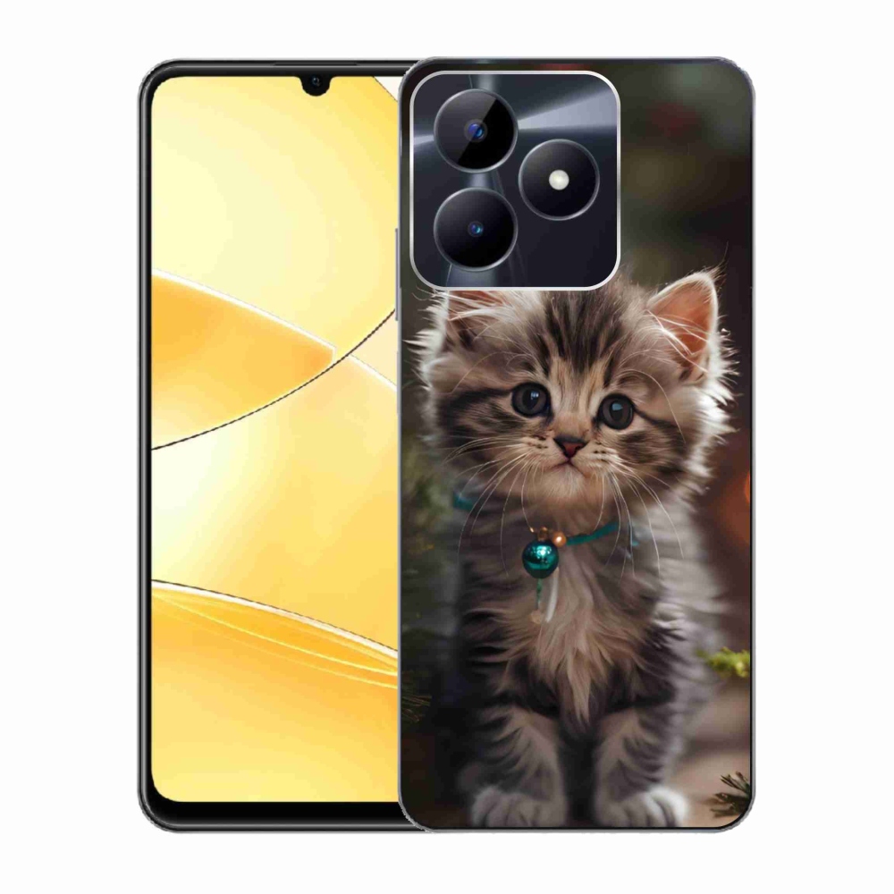 Gélový kryt mmCase na Realme C51/C53 - roztomilé mačiatko 11