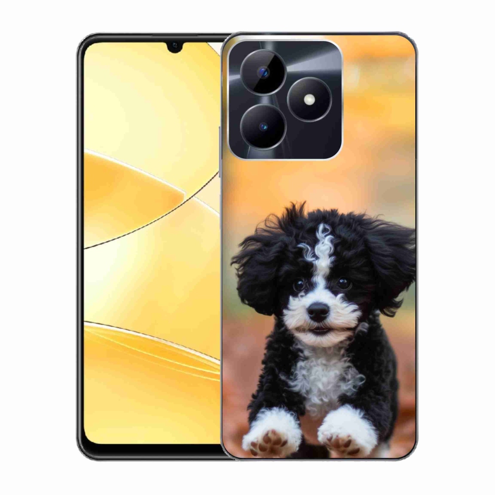 Gélový kryt mmCase na Realme C51/C53 - roztomilé šteňa 2