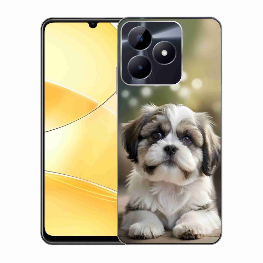 Gélový kryt mmCase na Realme C51/C53 - roztomilý shih-tzu