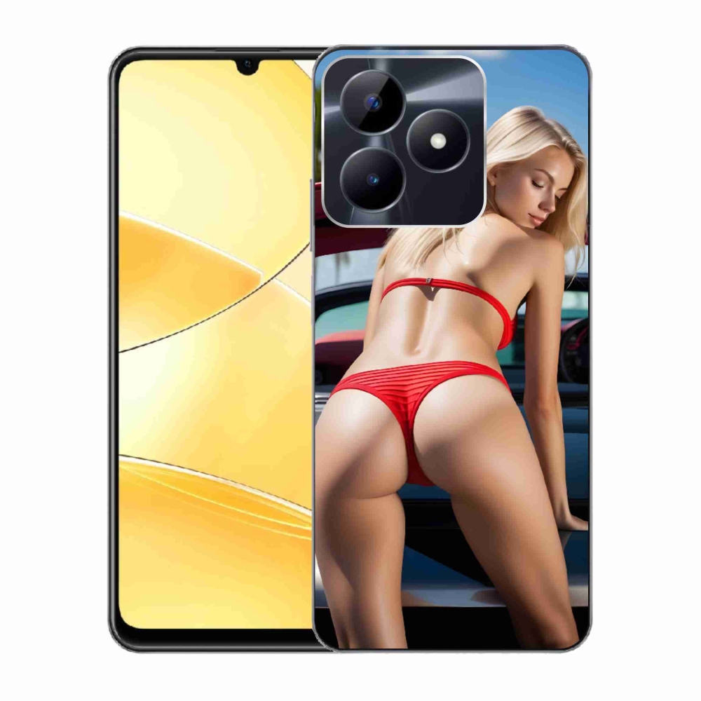 Gélový kryt mmCase na Realme C51/C53 - sexy žena 2