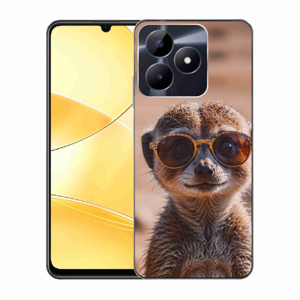 Gélový kryt mmCase na Realme C51/C53 - štýlová surikata
