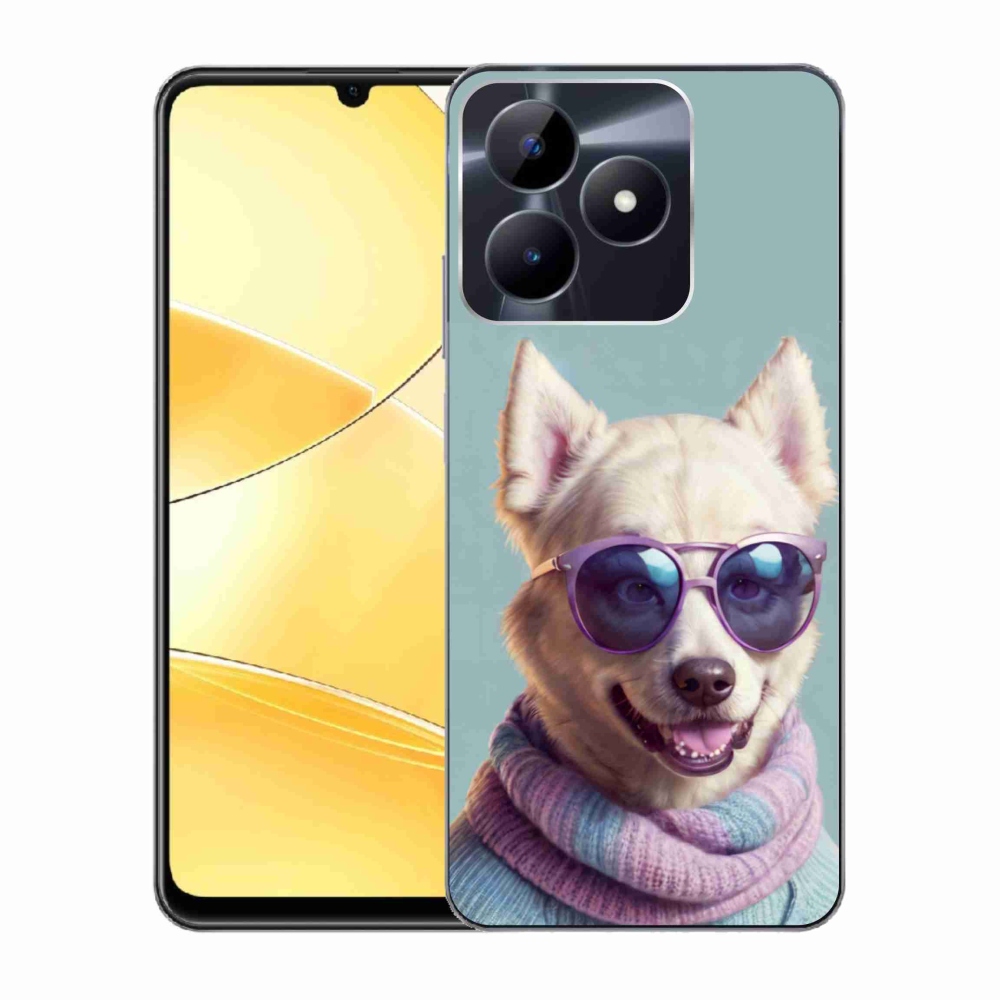 Gélový kryt mmCase na Realme C51/C53 - štýlový nemecký špic
