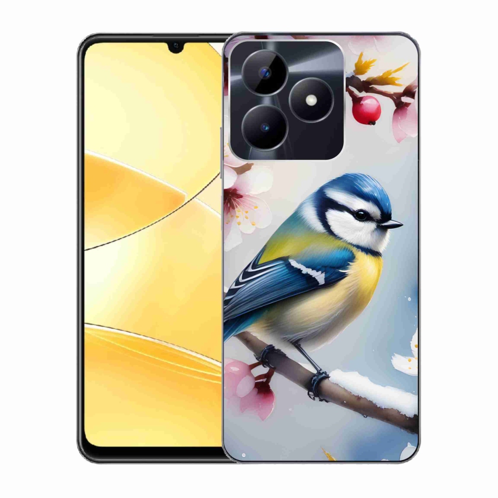Gélový kryt mmCase na Realme C51/C53 - sýkorka