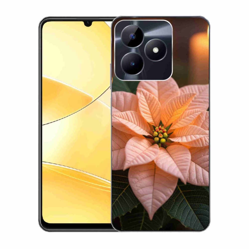 Gélový kryt mmCase na Realme C51/C53 - vianočná hviezda